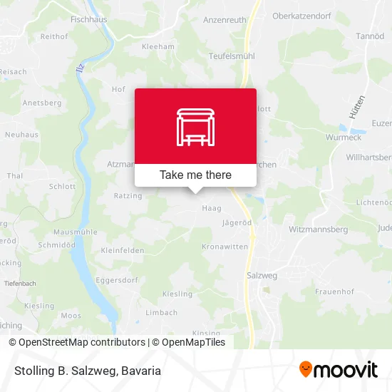 Карта Stolling B. Salzweg