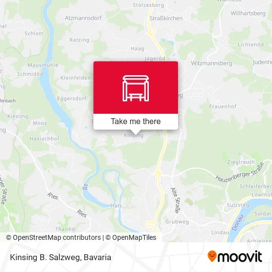 Карта Kinsing B. Salzweg