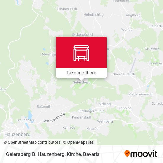 Geiersberg B. Hauzenberg, Kirche map