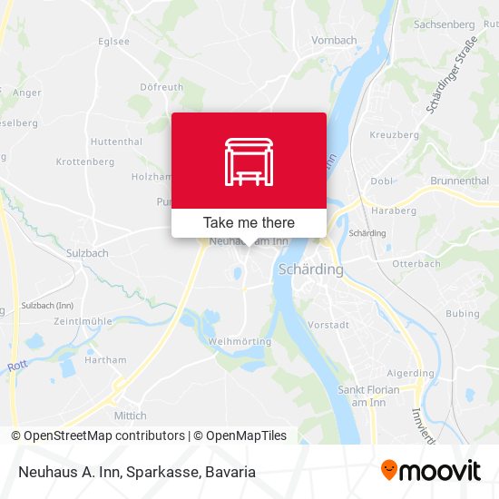 Neuhaus A. Inn, Sparkasse map