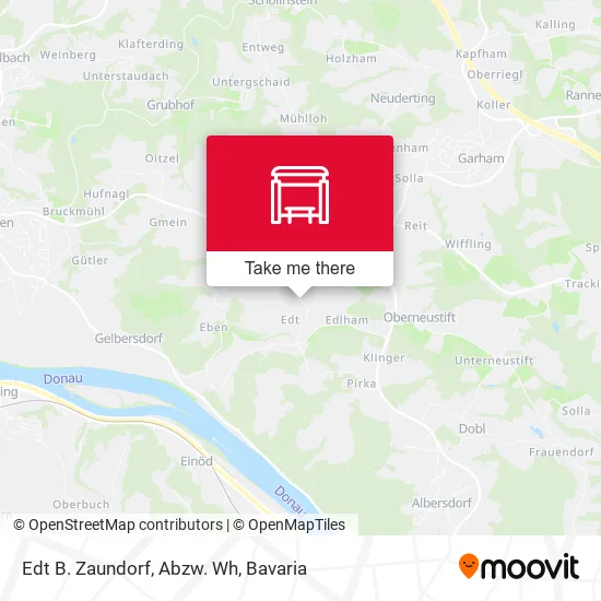 Карта Edt B. Zaundorf, Abzw. Wh