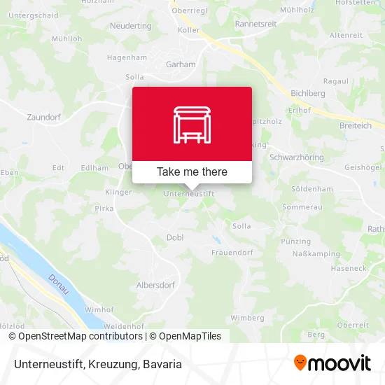 Карта Unterneustift, Kreuzung