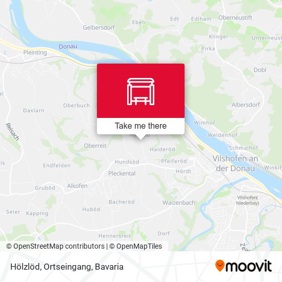 Hölzlöd, Ortseingang map