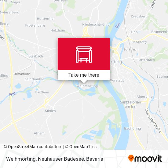 Weihmörting, Neuhauser Badesee map
