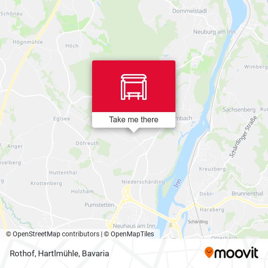 Rothof, Hartlmühle map