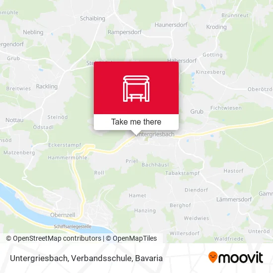Карта Untergriesbach, Verbandsschule