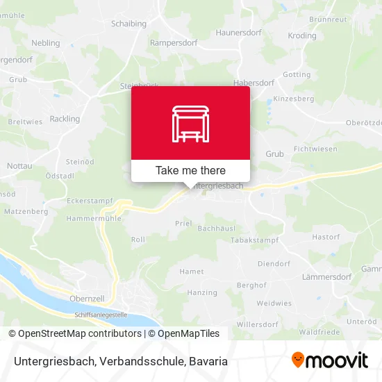 Карта Untergriesbach, Verbandsschule