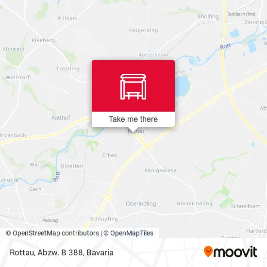 Карта Rottau, Abzw. B 388