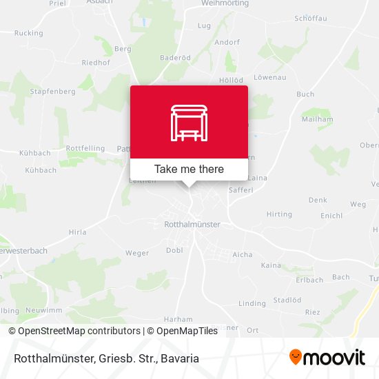 Rotthalmünster, Griesb. Str. map