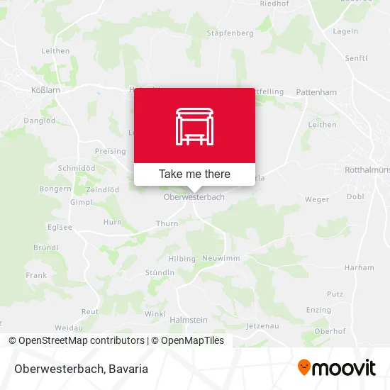 Карта Oberwesterbach