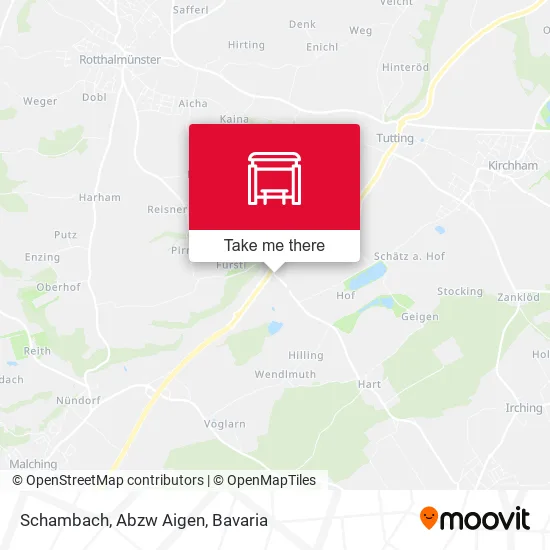 Карта Schambach, Abzw Aigen