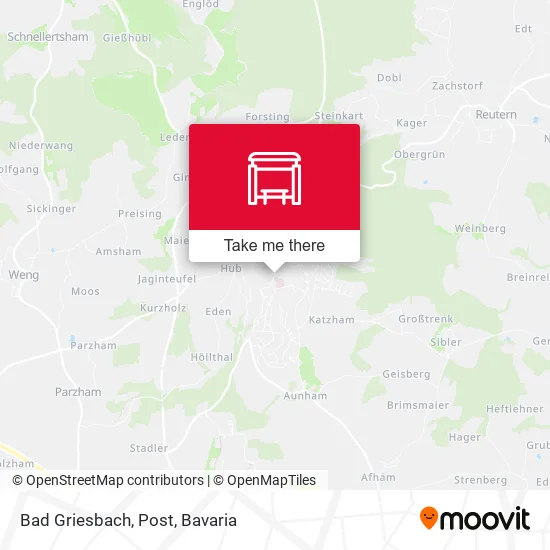 Карта Bad Griesbach, Post