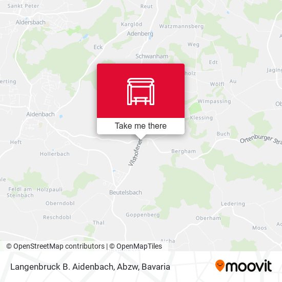 Langenbruck B. Aidenbach, Abzw map
