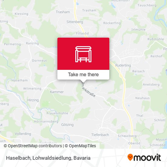 Haselbach, Lohwaldsiedlung map