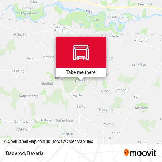 Карта Baderöd