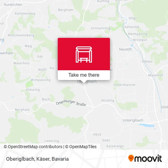 Карта Oberiglbach, Käser