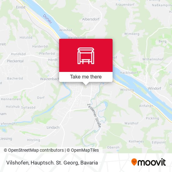 Vilshofen, Hauptsch. St. Georg map