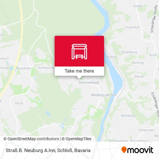 Straß B. Neuburg A.Inn, Schloß map
