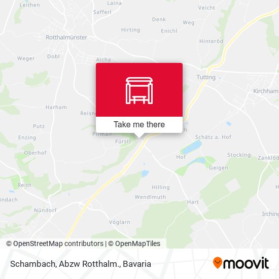 Schambach, Abzw Rotthalm. map