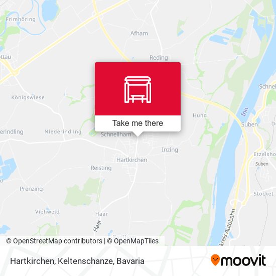 Hartkirchen, Keltenschanze map