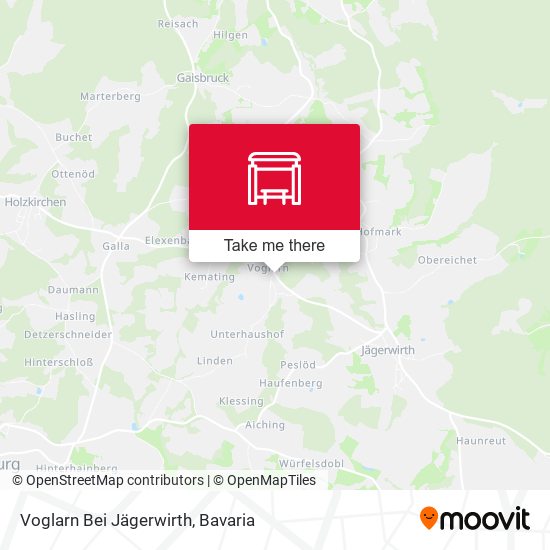 Voglarn Bei Jägerwirth map