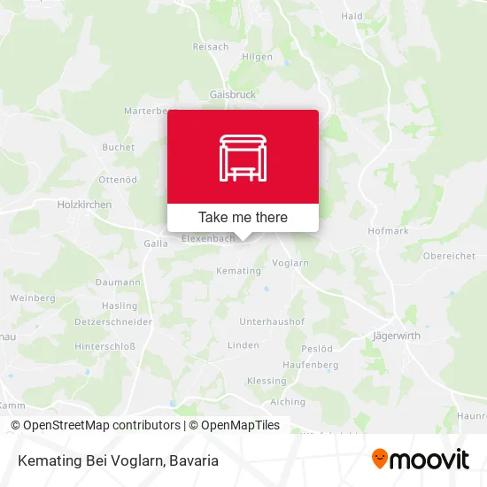Карта Kemating Bei Voglarn