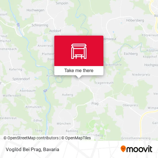 Карта Voglöd Bei Prag