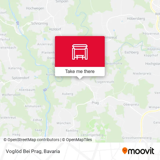 Карта Voglöd Bei Prag