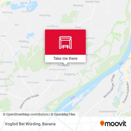 Voglöd Bei Würding map
