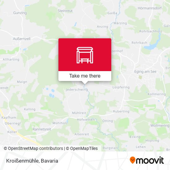 Kroißenmühle map
