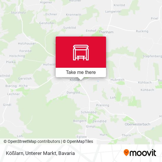 Kößlarn, Unterer Markt map