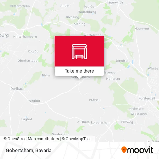 Карта Göbertsham