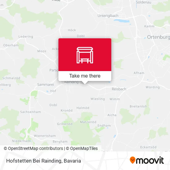 Карта Hofstetten Bei Rainding
