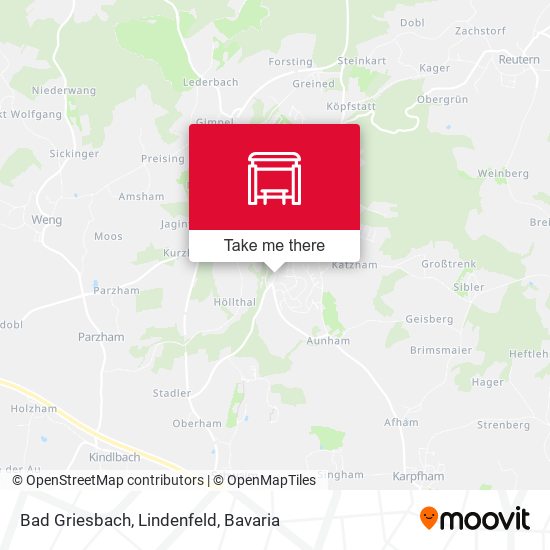 Bad Griesbach, Lindenfeld map