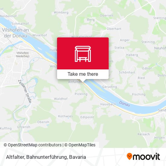 Altfalter, Bahnunterführung map