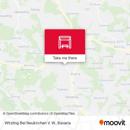 Witzling Bei Neukirchen V. W. map
