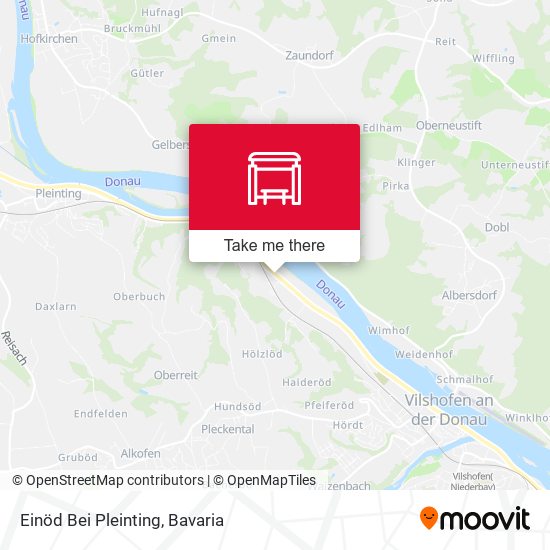 Einöd Bei Pleinting map