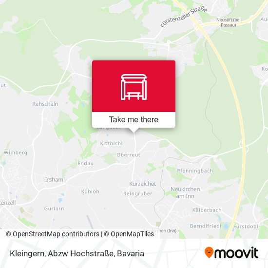 Kleingern, Abzw Hochstraße map