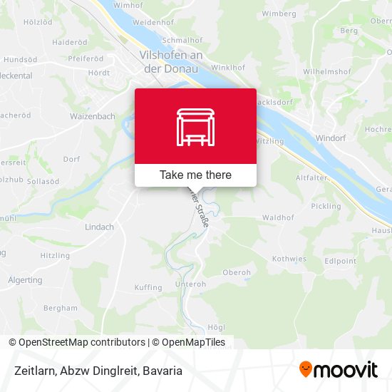 Zeitlarn, Abzw Dinglreit map