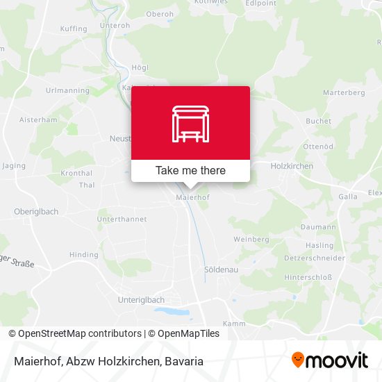 Maierhof, Abzw Holzkirchen map