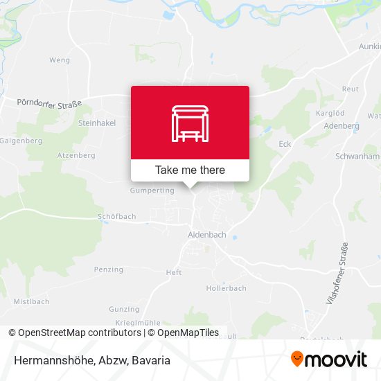 Hermannshöhe, Abzw map