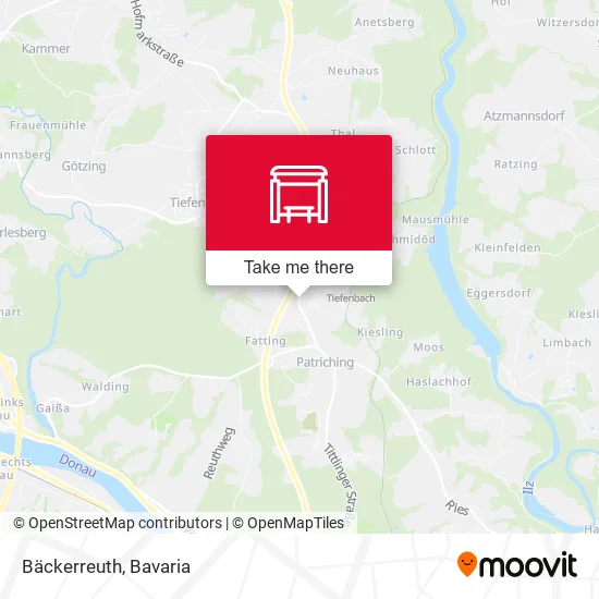 Карта Bäckerreuth
