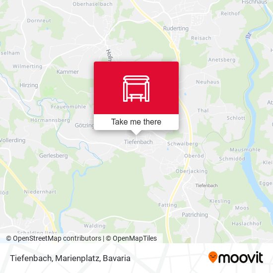 Tiefenbach, Marienplatz map