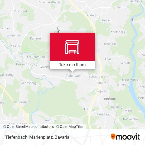 Tiefenbach, Marienplatz map