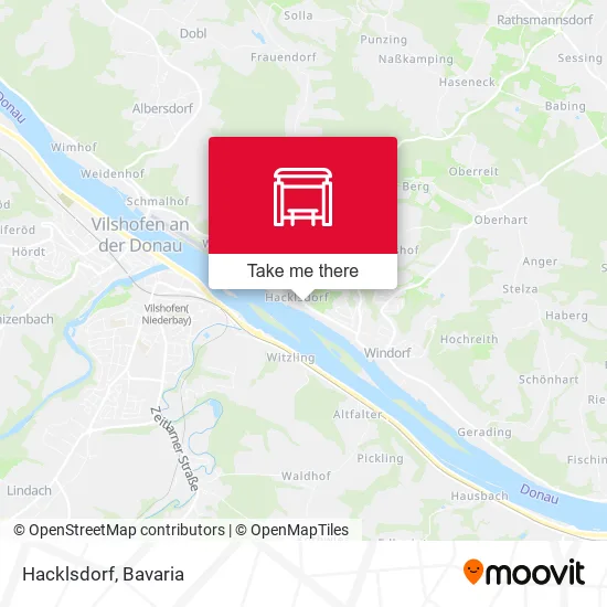 Карта Hacklsdorf