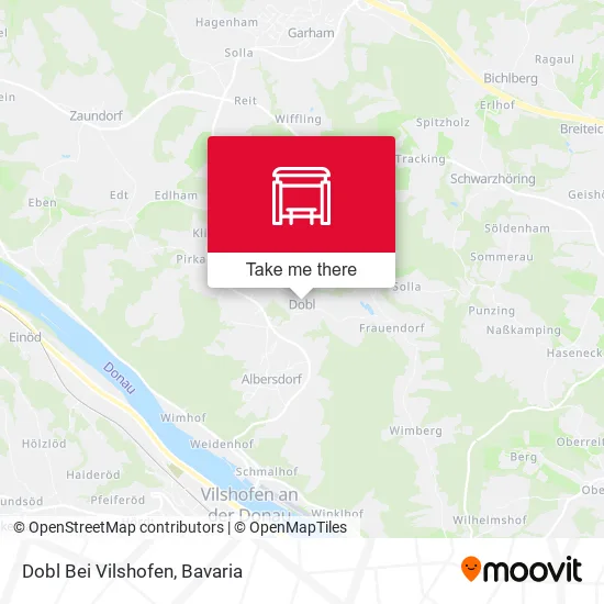 Карта Dobl Bei Vilshofen