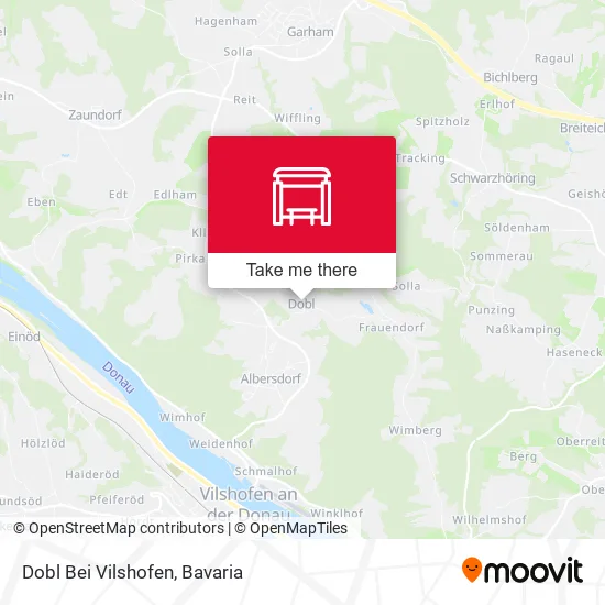 Карта Dobl Bei Vilshofen