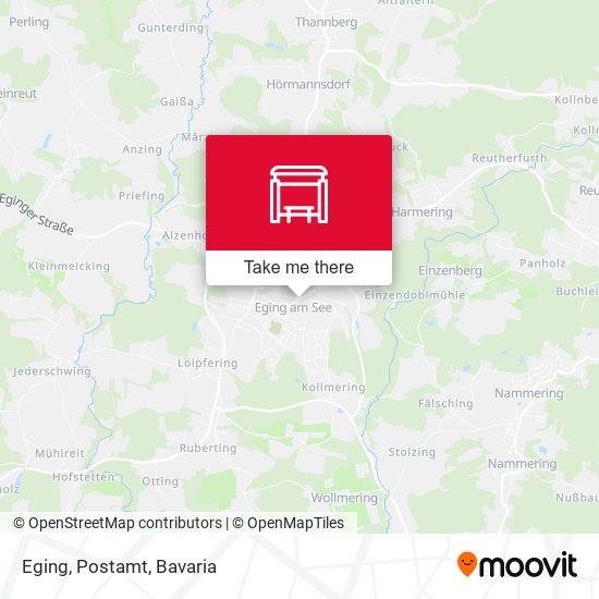Карта Eging, Postamt