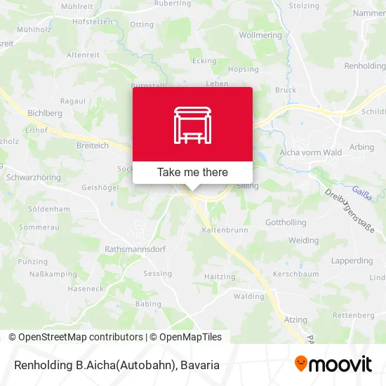 Карта Renholding B.Aicha(Autobahn)