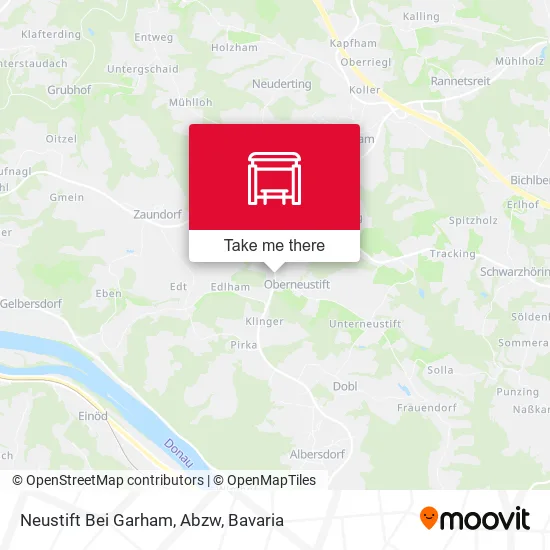 Карта Neustift Bei Garham, Abzw